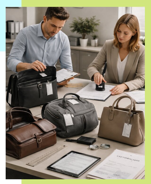 Сертификация сумок в Салехарде от 8028 руб. | Алешин-Слх