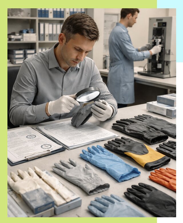 Сертификация перчаток и средств защиты продукции в Салехарде