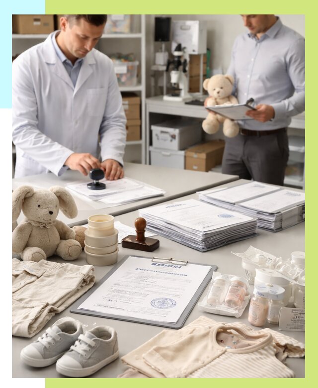 Сертификация детских товаров в Салехарде от 16056 р. | Алешин-Слх