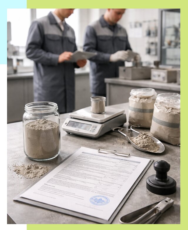 Сертификация цемента в Салехарде от 21408 р. | Алешин-Слх