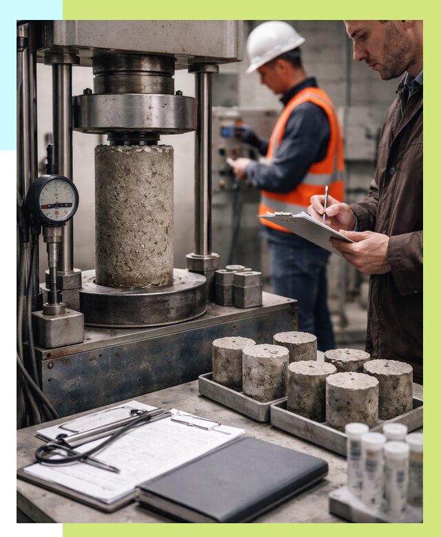 Сертификация бетона в Салехарде от 32112 р. сертификат | Алешин-Слх