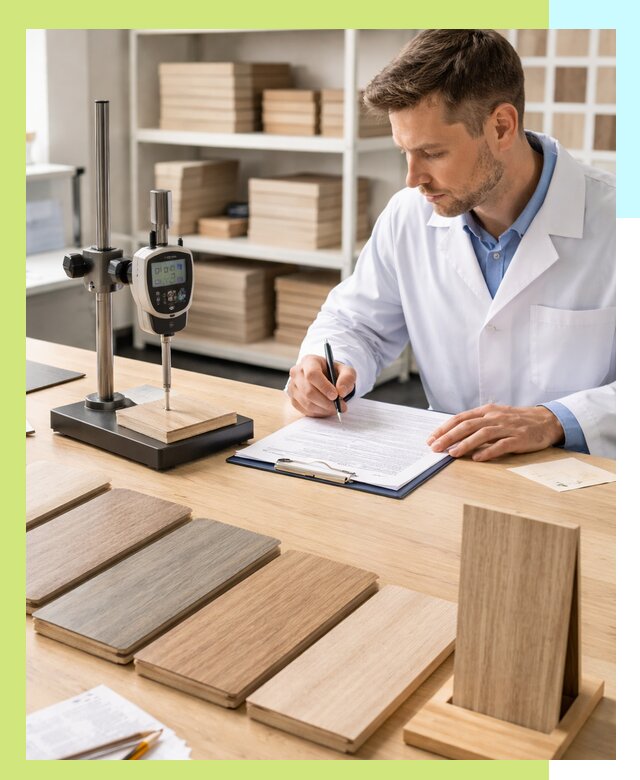 Сертификация ламината с испытаниями и оформлением документов в Салехарде