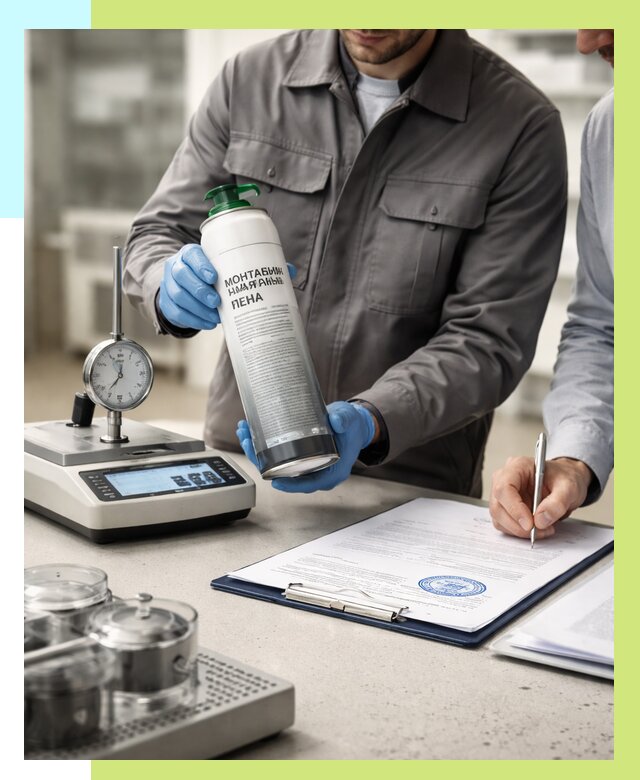 Сертификация монтажной пены в Салехарде от 16056 р. | Алешин-Слх