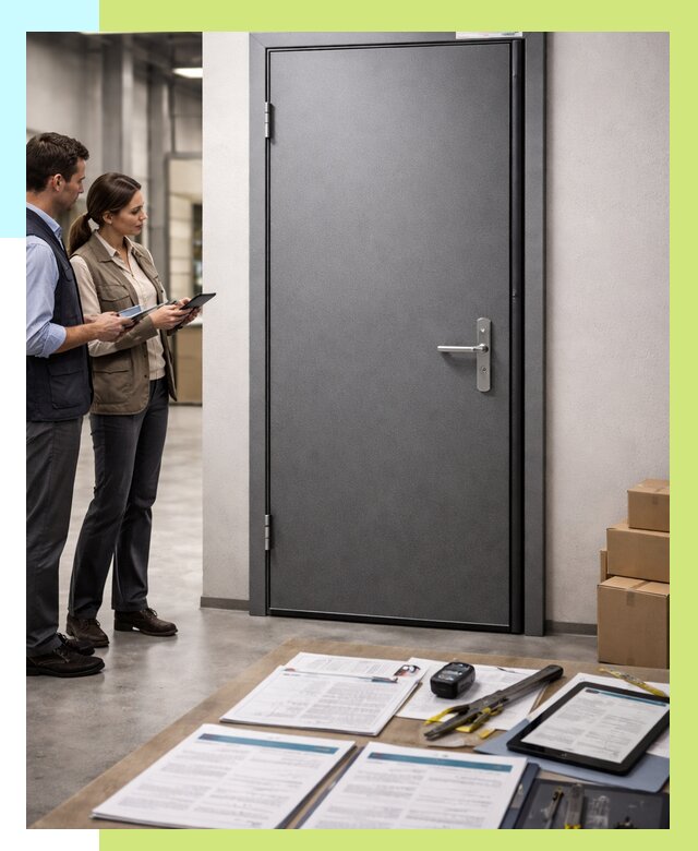 Сертификация противопожарных дверей в Салехарде от 9634 р. | Алешин-Слх