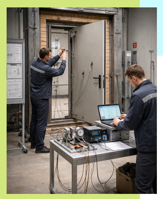 Сертификация противопожарных дверей в Салехарде по ГОСТ и ТР