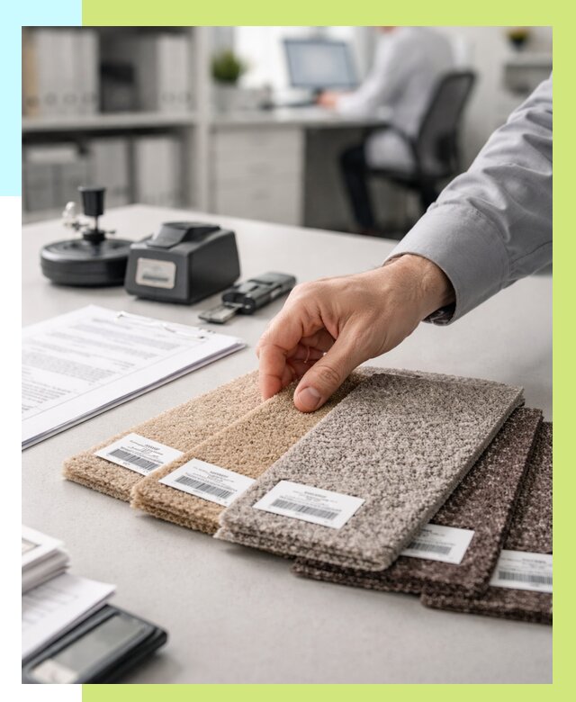 Сертификация ковролина в Салехарде от 16056 р., Алешин-Слх