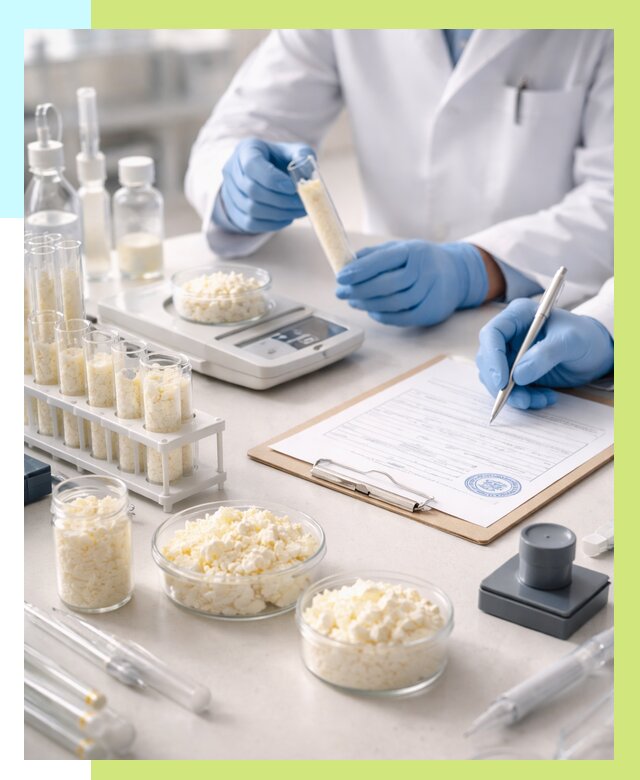 Сертификация творога в Салехарде от 12845 р. под ключ | Алешин-Слх