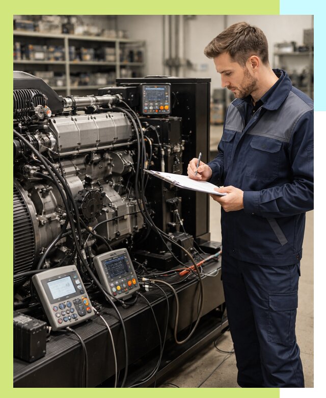 Сертификация дизельных генераторов и их оборудования в Салехарде