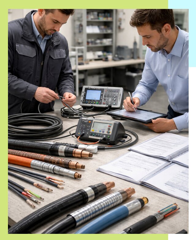 Сертификация кабеля и электропроводки в Салехарде под ключ