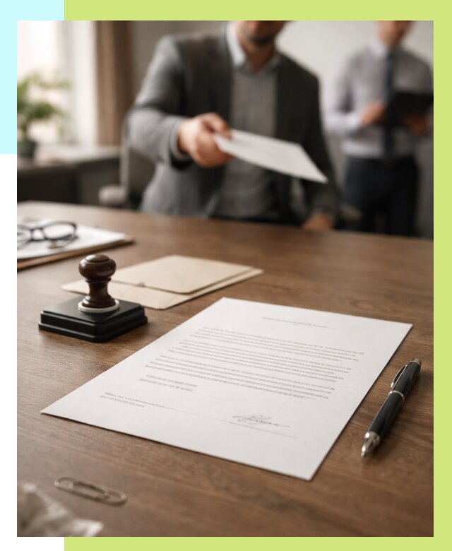 Отказное письмо по сертификации в Салехарде от 3746 р. | Алешин-Слх