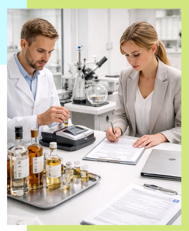 Заключение о спиртосодержании в Салехарде, от 5352 р., Алешин-Слх