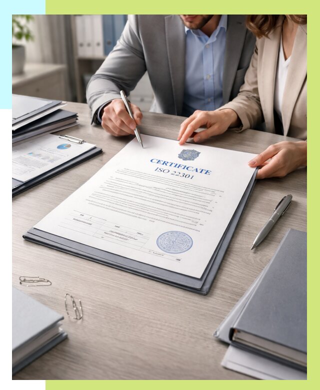 Сертификат ISO 22301 в Салехарде от 48168 р. | Алешин-Слх срочно