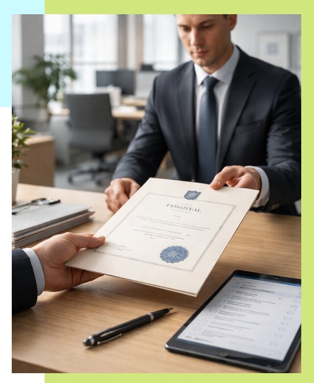 Сертификат ISO 30301 в Салехарде от 37464 р. | Алешин-Слх - под ключ