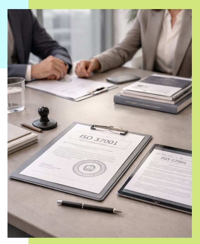 Сертификат ISO 37001 в Салехарде оформить от 128448 р. Алешин-Слх